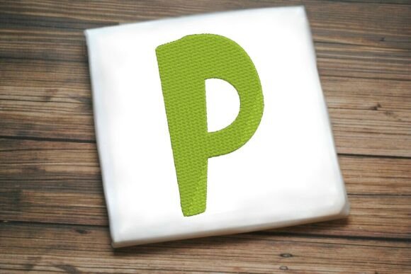 Alphabet Letter P Embroidery Design: Festive Charm Meets Real-World Use