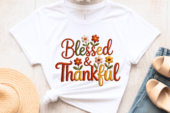 Blessed Thankful Embroidery PNG: A Designer’s Review for Personalized Gift Makers