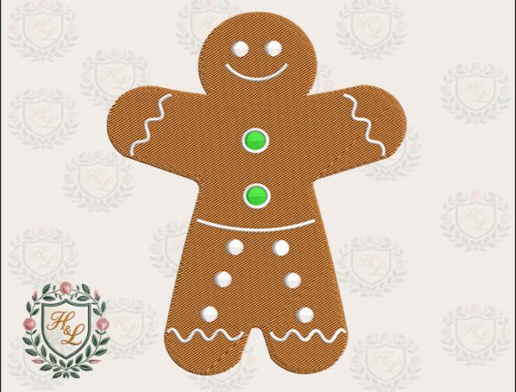 Gingerbread Man Embroidery Files: A Festive Addition for Holiday Crafts
