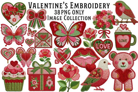 h1Valentine's Embroidery Clipart Bundle Review for Real Projects/h1