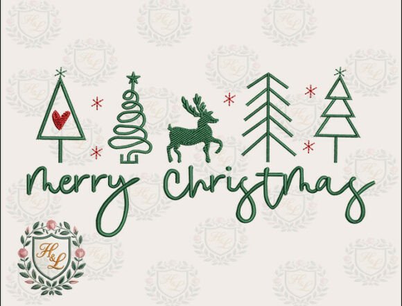 Modern Tree Christmas Embroidery Files Review